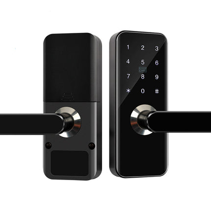 Electronic Door Lock with Fingerprint Password Card and Key Entry for Home and Office Doors