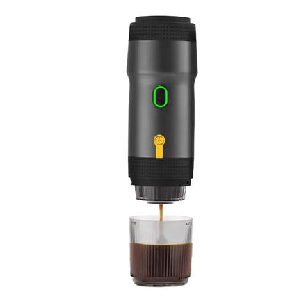 Rechargeable 3 in 1 Portable Espresso Coffee Maker with Digital Control for Home Car and Outdoor Use