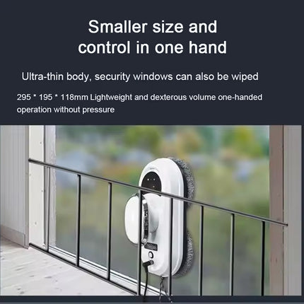 High-Rise Automatic Glass Cleaner Robot with Long-Lasting Battery