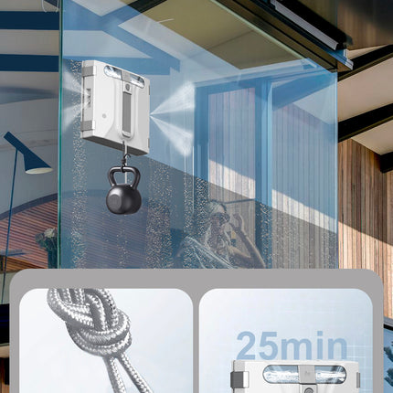 Automatic Window Cleaning Robot with App Control and Multiple Cleaning Modes for Glass Surfaces