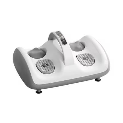 Electric Foot and Calf Massager with Heat, 6 Roller Deep Kneading, 3 Massage Modes and Adjustable Speeds