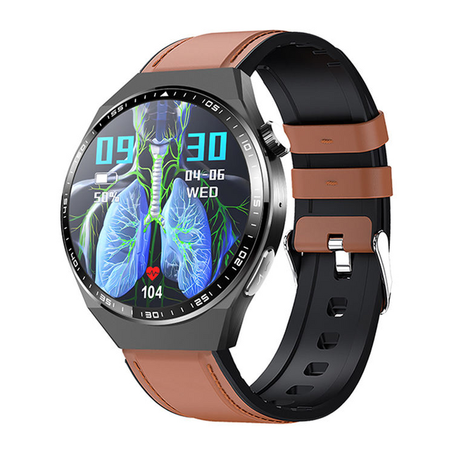 Smart Fitness Tracker Watch with Heart Rate, Blood Pressure, ECG & Activity Monitoring