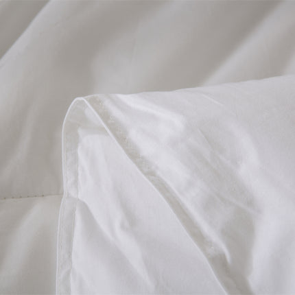 Premium 100% Cotton Quilt Comforter Lightweight Hotel-Style Minimalist Bedding
