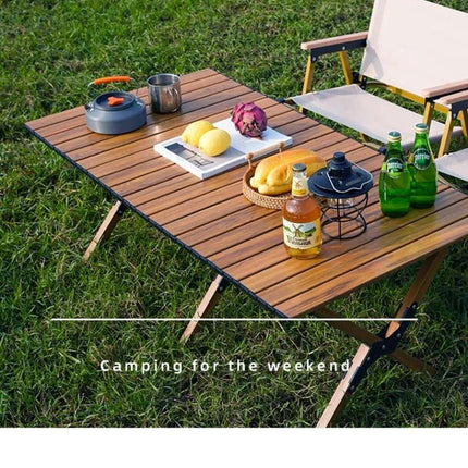 Lightweight Foldable Outdoor Table with Adjustable Height for Camping, Picnic & Travel