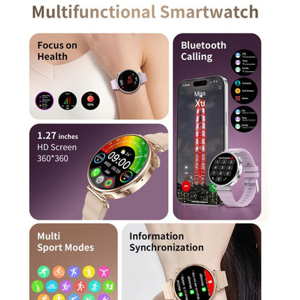 Smart Sports Watch with Wireless Call, GPS, Heart Rate Monitor, 1.43 Inch AMOLED, IP67 Waterproof