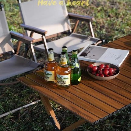 Lightweight Foldable Outdoor Table with Adjustable Height for Camping, Picnic & Travel