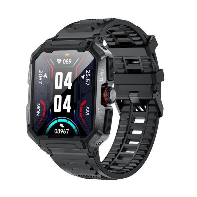 Rechargeable Smart Watch 1.96 Inch AMOLED Display with Bluetooth 5.2 Call Function
