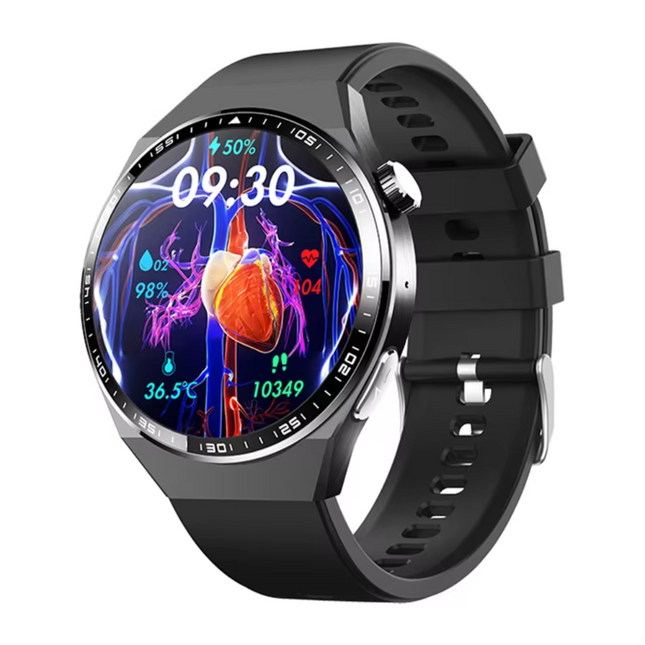 Smart Fitness Tracker Watch with Heart Rate, Blood Pressure, ECG & Activity Monitoring