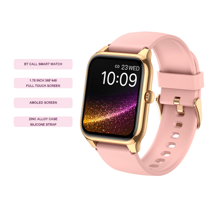 Smartwatch with Call Function Heart Rate Blood Oxygen IP68 Long Battery Life