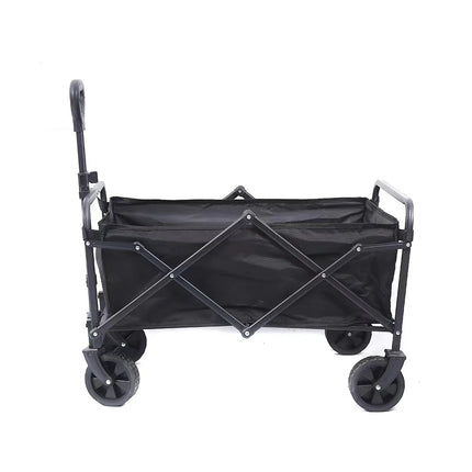 Compact Rolling Utility Wagon for Outdoor Adventures and Easy Transport