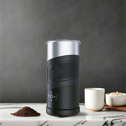 Cordless Stainless Steel Milk Frother Electric Foam Maker for Coffee