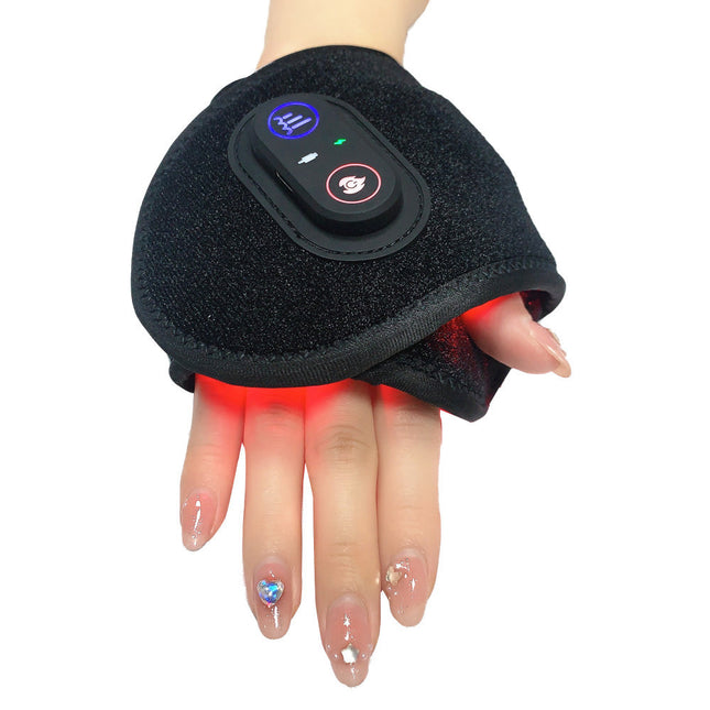 Hand Wrist Infrared Relaxation Wrap Adjustable Intensity Pulse Modes Black