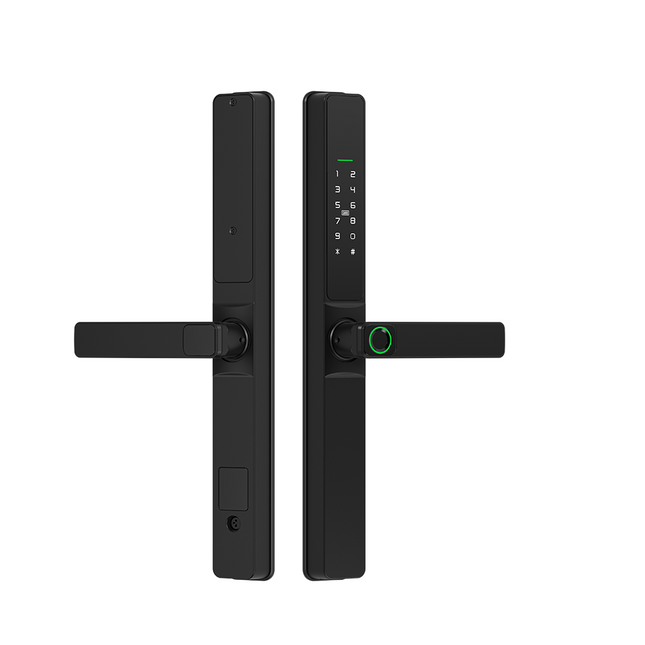 Sliding Smart Door Lock with Fingerprint, Password, Card & Key Access for Home & Office