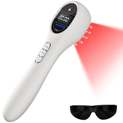 Portable Dual Wavelength Red Light Relaxation Device 650nm 808nm Handheld White