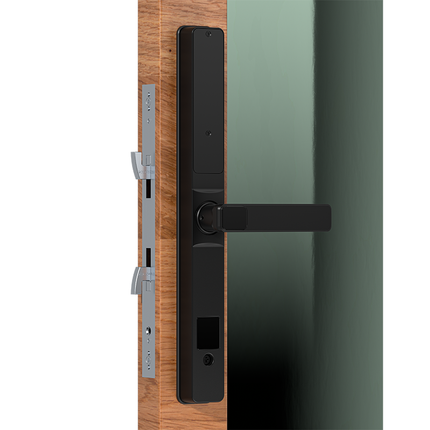 Sliding Smart Door Lock with Fingerprint, Password, Card & Key Access for Home & Office