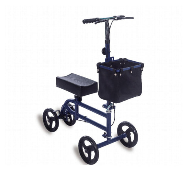 Adjustable Knee Scooter with Steering System & Storage Basket – Compact Mobility Aid for Recovery