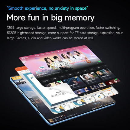 10-Inch WiFi Tablet with 6GB RAM, 128GB Storage & Dual Cameras