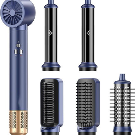 6 in 1 Ionic Hair Dryer Brush Set 3 Heat 3 Speed 110000RPM High Speed Motor