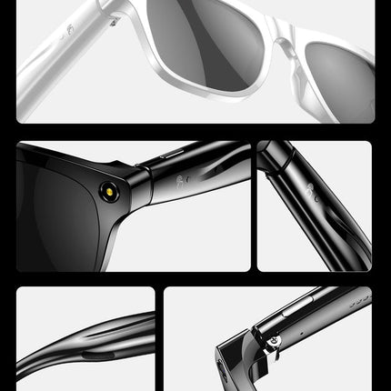 Bluetooth Smart Glasses with Built-In Audio, Hands-Free Calling & IP65 Water Resistance
