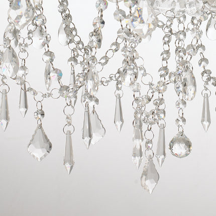 Modern White Acrylic Crystal Chandelier 80cm Pendant Ceiling Light