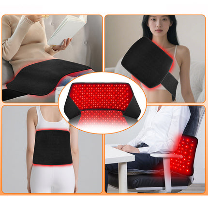 Red Light Relaxation Blanket Pad for Neck Shoulder Comfort Relief with 660nm 850nm LEDs
