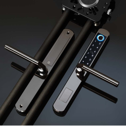 Smart Fingerprint Door Lock with Touch Keypad, App Access for Wooden & Aluminium Doors