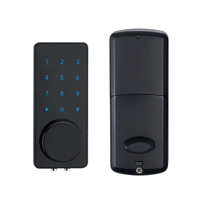 Digital Mortise Door Lock with Touchscreen Keypad, WiFi App Access and Adjustable Backset