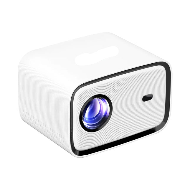 Portable Android 12 LCD Projector with 1080P Resolution and 4K Video Support for Home Theatre
