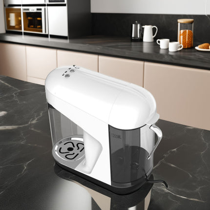 Multi-Functional Coffee Maker for Grounds & Capsules, Compact Design