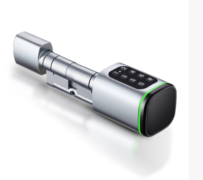 Keyless Electronic Lock Cylinder with App Control, Password Code & Key Access, Aluminium Alloy Build