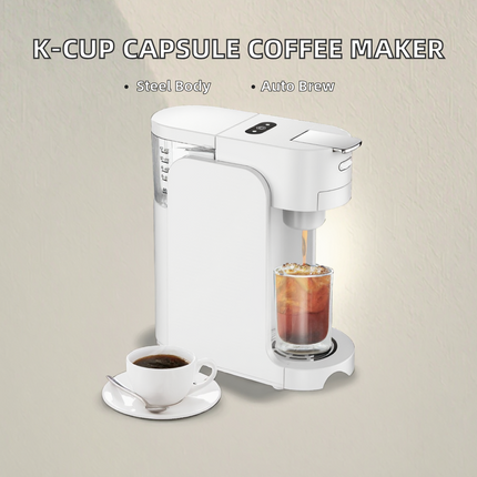 Compact 20 Bar Espresso Maker with 0.9L Water Tank for Pods or Ground Coffee