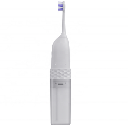 Rechargeable Portable Toothbrush Water Flosser Combo with 360° Rotating Nozzles