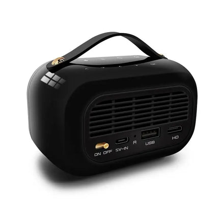 Compact Mini DLP Projector with Android 9.0, Wireless Screen Sharing and Auto Keystone