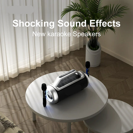 High-Power Portable Party Speaker with RGB Effects, 120W Output & All-Day Battery