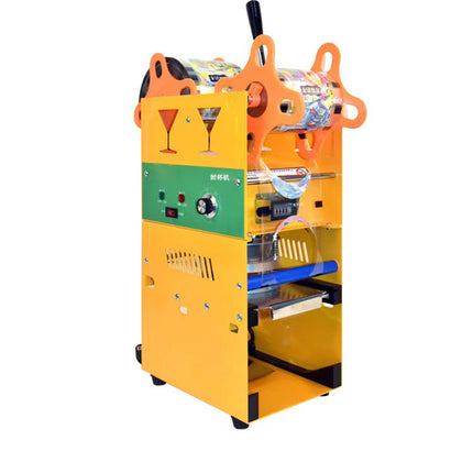 Semi Automatic Drink Cup Sealing Machine for Cafes Juice Bars and Small Businesses