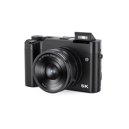 Compact WiFi Digital Camera with Dual Lens, 4K Video Recording & High-Resolution Photo Output