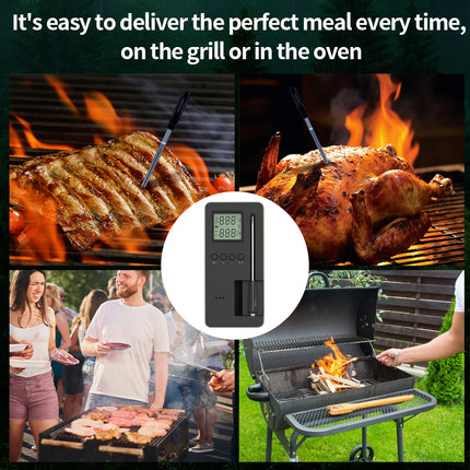 Bluetooth Meat Probe Thermometer for Precise Cooking & Grill Tracking
