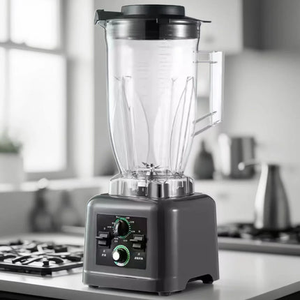 Professional 6L Heavy-Duty Blender Machine with 2200W Copper Motor & Button Controls