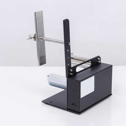 Industrial Automatic Label Peeler for Bottles and Cartons Electric Compact Design Black