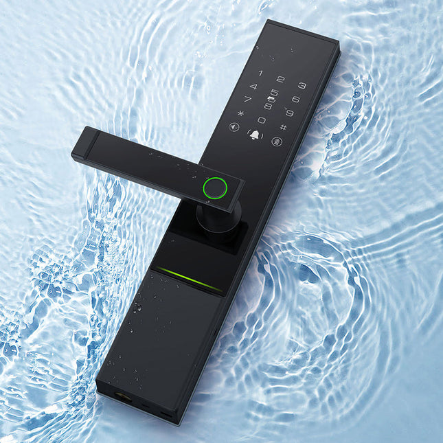 Waterproof Digital Smart Door Lock with Fingerprint, Password, and Card Access