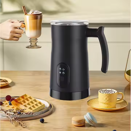 Electric Milk Frother for Hot and Cold Foam with Quiet Motor, 400W