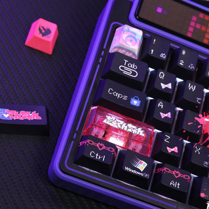 Transparent Mechanical Keyboard Keycaps Set – Double Shot Sublimation, PBT & PC Options