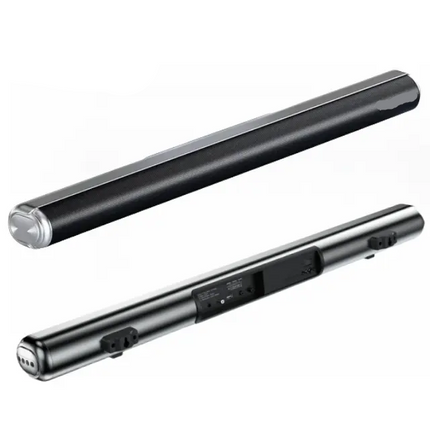 80W Portable Bluetooth 5.3 Soundbar with Built-In Microphone, HDMI ARC, Optical & AUX Connectivity