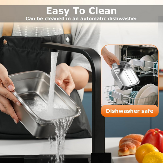 Portable Cordless Electric Lunch Box with 8000mAh Battery, Insulated Stainless Steel Bowl, and Power Bank Function