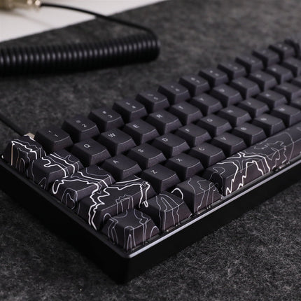 68-Key Compact Mechanical Keyboard with RGB Backlighting and PBT Keycaps