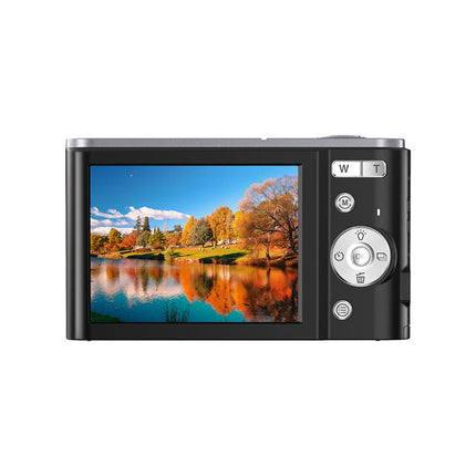 Portable 4K Digital Camera with 2.8" IPS Screen, 16x Zoom, LED Light & USB Webcam