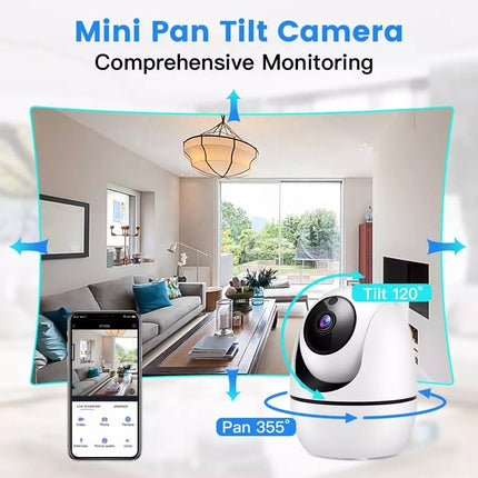 Portable 5" Baby Video Monitor with 720P Camera, Two-Way Audio & Night Vision