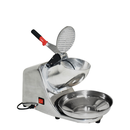 Electric Stainless Steel Ice Crusher Smooth Shaved Ice Machine for Drinks