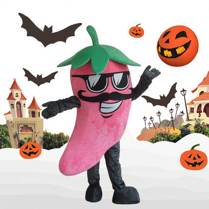 Unisex Adult Eggplant Mascot Costume Plush Food Character Outfit for Party Events