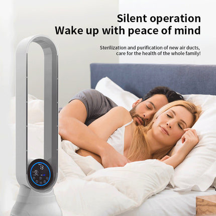 Tower Bladeless Fan 45W Air Purifier Remote Control for 1 to 50m²